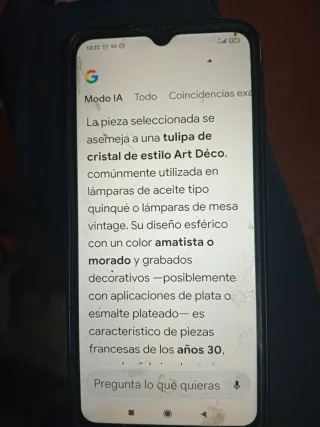 Jarrón de boemia púrpura decorado con plata de ley