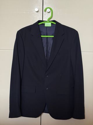 Chaqueta de traje azul