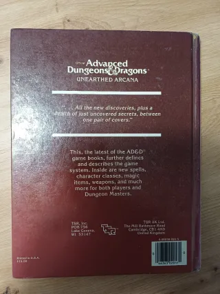 Advanced Dungeons & Dragons: Unearthed Arcana