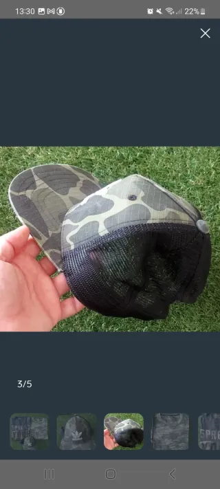 Lote 3: Camisetas y Gorra Camuflaje