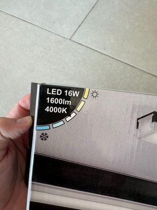 Lámpara LED Miwall Baño 60cm IP44