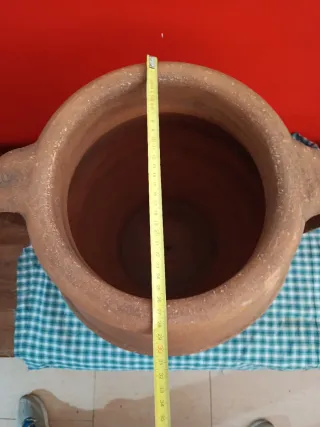 VASIJA, MACETERO, PARAGÜERO....DE BARRO COCIDO 40€