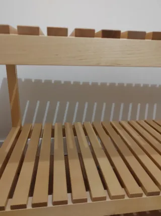 Zapatero de madera bambú Ikea