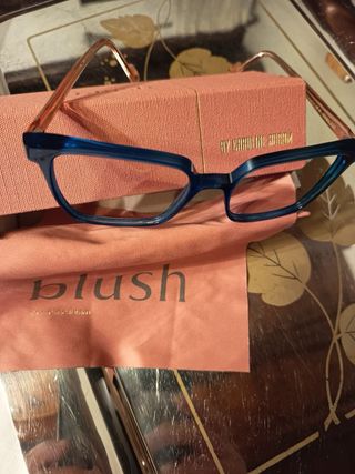 Montatura occhiali Blush Paris blu/bronzo