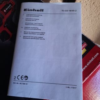 Taladro Einhell 18/35 Li Batería