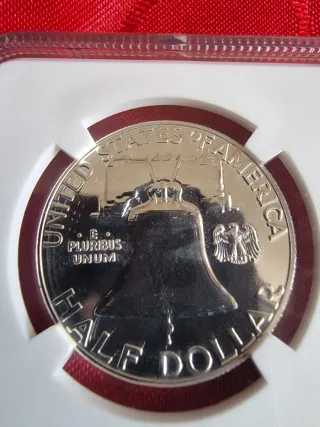 USA:  - Mezzo Dollaro Franklin Gem Proof - 1957