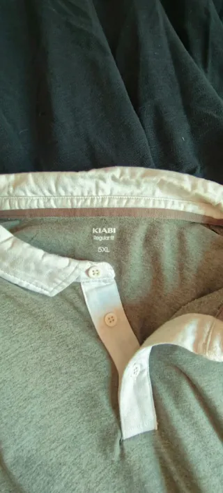 4 Polos Manga Larga Talla 5XL.