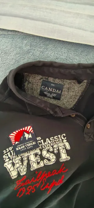 4 Polos Manga Larga Talla 5XL.