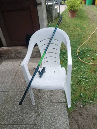 Canna da pesca 4 metri con mulinello