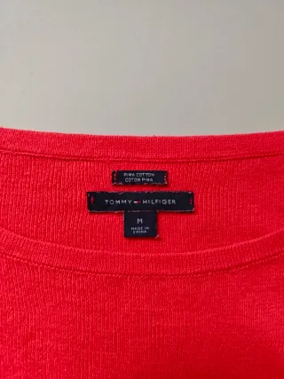 Jersey Tommy Hilfiger Rayas Rosas y Rojas