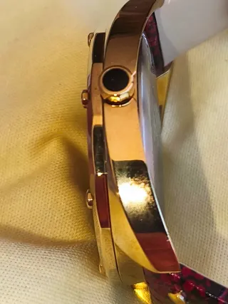 Reloj Versace Shadow 38mm Unisex Oro/Rojo