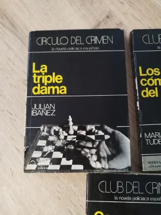 Lote 2 libros Club del Crimen