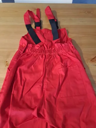 Traje de trabajo junior rojo