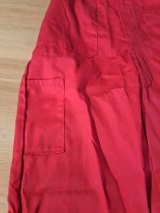 Traje de trabajo junior rojo