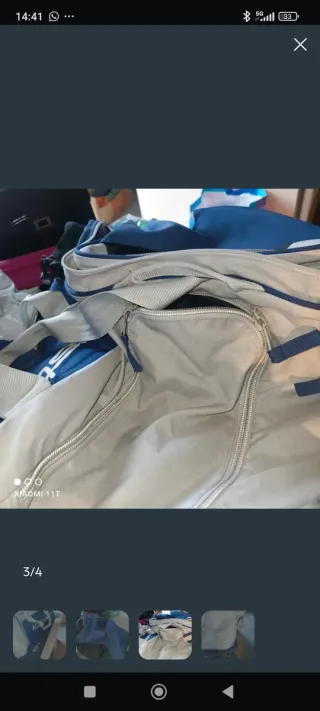 Mochila Kipsta 60L Azul/Gris