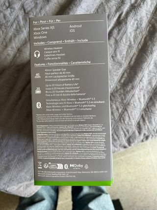 Auriculares Xbox Wireless Headset Nuevos