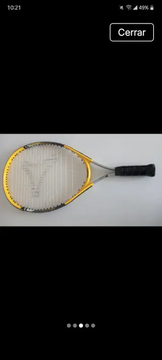 Raqueta de tenis con funda Masspro