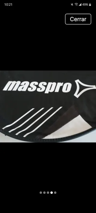Raqueta de tenis con funda Masspro