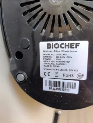 Licuadora Extractor Jugos Biochef