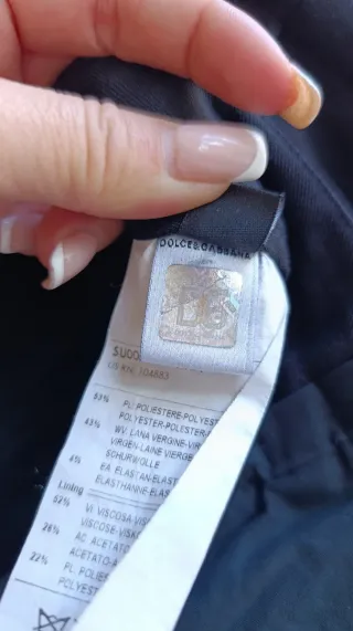 Pantalones Dolce & Gabbana Negros