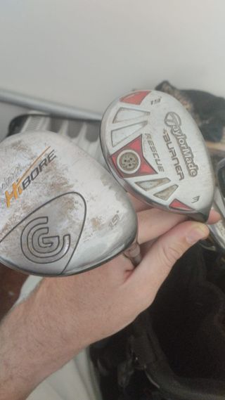 Bolsa de palos de golf Cleveland y Taylormade