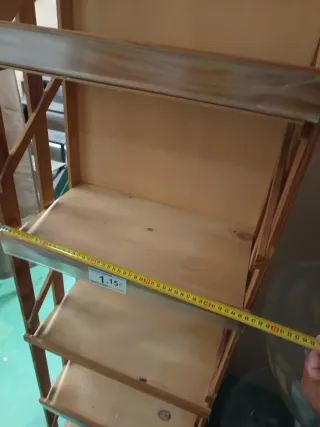 Estantería madera panadería pastelería
