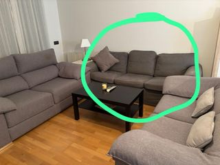 Sofá 3 plazas Ektorp Hakebo gris oscuro