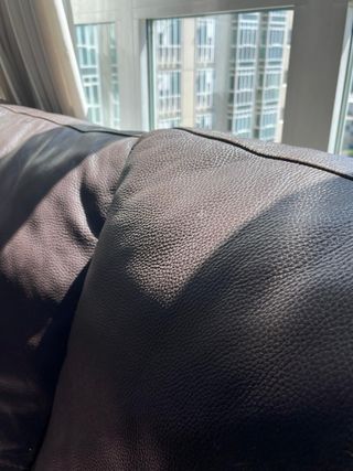 2 divani in pelle marrone