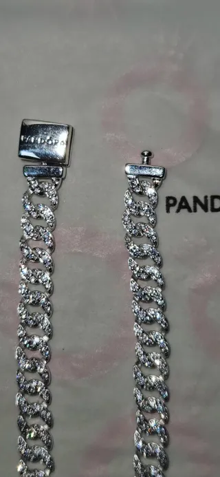 Pulsera Pandora Plata con Circonitas