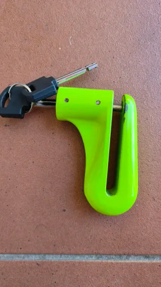 Candado Antirrobo Moto LUMA Verde