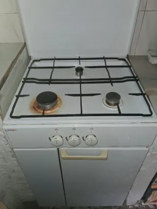 Cocina de gas LYNX blanca