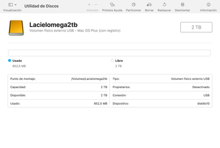 Disco Duro 2 Tb Lacie Big Disk Extreme+