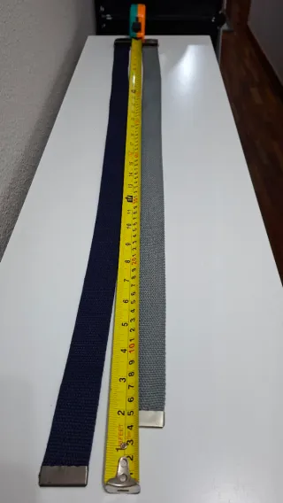 Duo Cinture Infantili Bambino Blu/Grigio