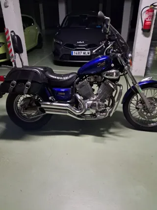 Yamaha Virago 535 Cruiser Azul/Negro