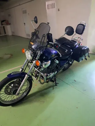 Yamaha Virago 535 Cruiser Azul/Negro