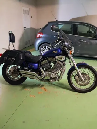 Yamaha Virago 535 Cruiser Azul/Negro
