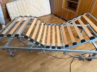 Cama Ortopédica HCS Metal/Madera con colchón.