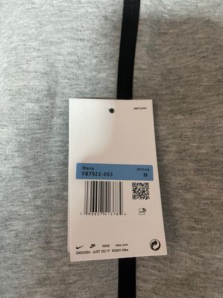 Chaqueta Nike Gris con Cremallera