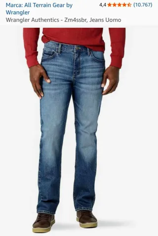 Jeans Wrangler Uomo Blu