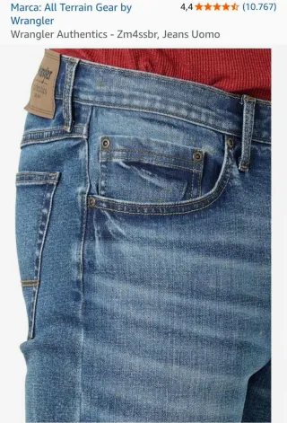 Jeans Wrangler Uomo Blu
