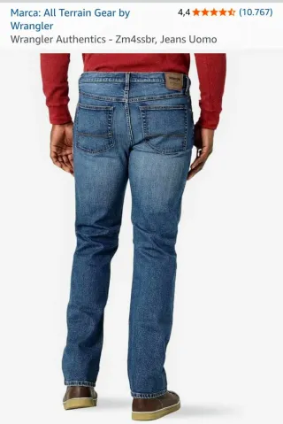Jeans Wrangler Uomo Blu