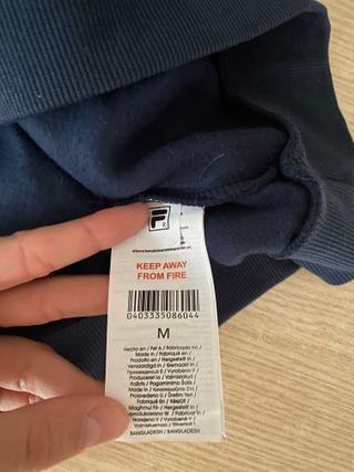 Sudadera Fila Azul Marino unisex