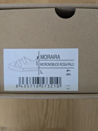 Zapatos Feroz Moraira Rosa Niña Talla L