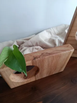 Vado in legno con provetta