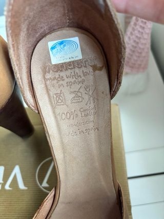 Zapatos de tacón Wonders piel marrón