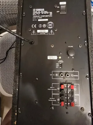 Altavoz Yamaha BW-P201 Negro