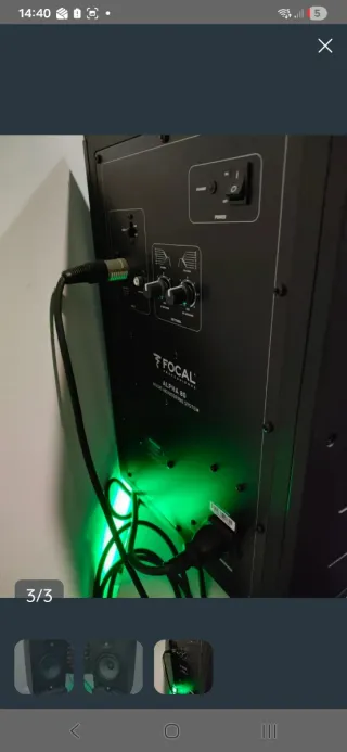 Monitores de estudio Focal Alpha 80