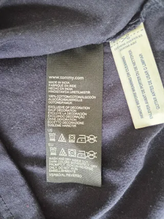 Camiseta Tommy Hilfiger S Niño Azul Marino