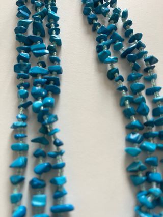 Collana con pendente turchese