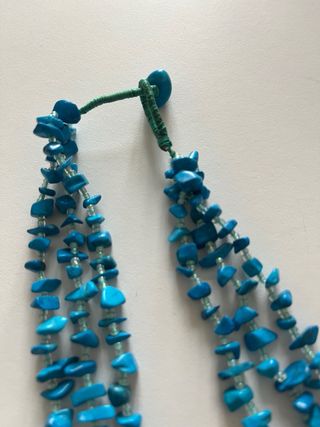 Collana con pendente turchese